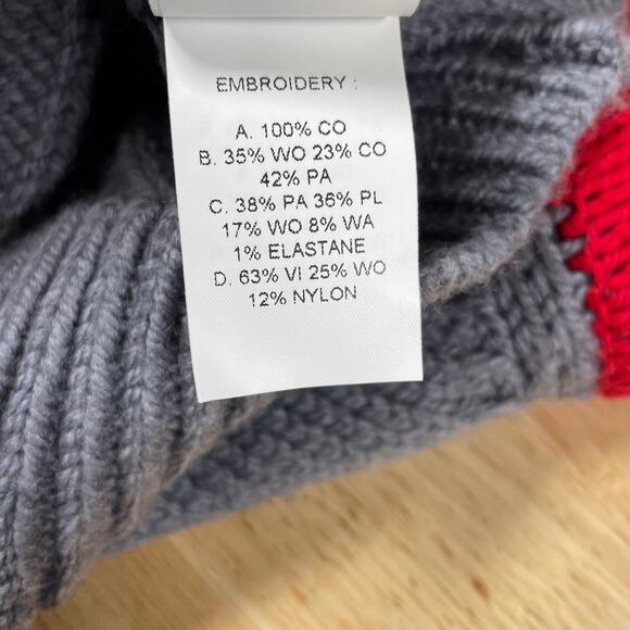 YanYan Knits NWOT Frosty Oversize 100% Merino Wool Vest Knot Detail Size M - Picture 7 of 9